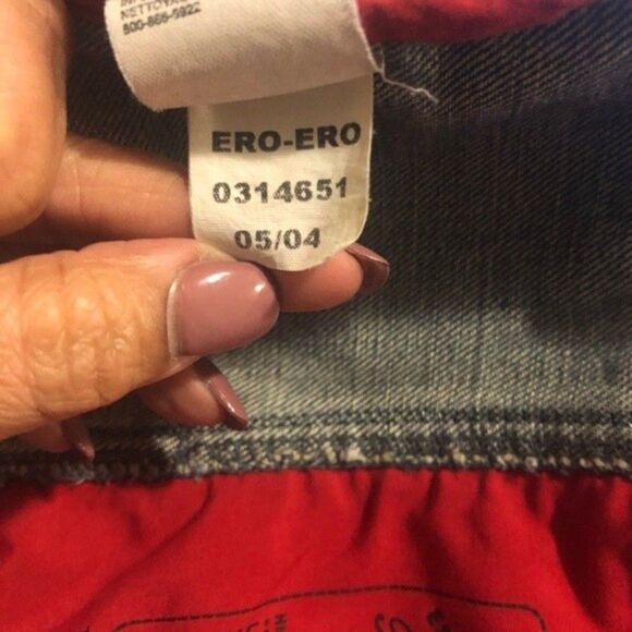 Vintage Tommy Hilfiger Cropped Denim Jacket Size S Unisex Y2K - Picture 4 of 6